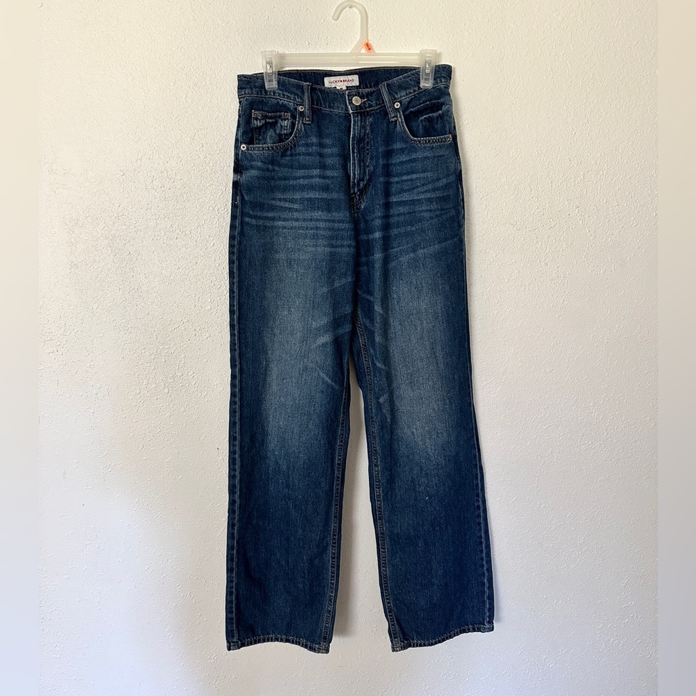 Lucky Brand High Rise Wide-Leg Jeans size 6/28